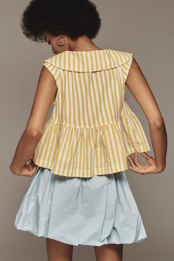 Slide View: 2: Maeve Babydoll Blouse