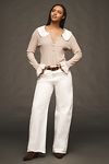 Thumbnail View 7: The Keira Collared Button-Front Blouse by Pilcro: Long-Sleeve Edition