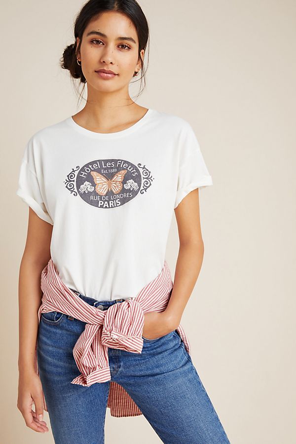 Slide View: 1: Hotel Les Fleurs Graphic Tee