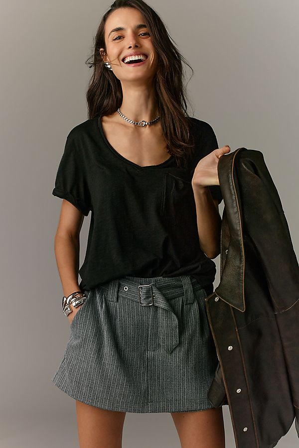 Slide View: 1: Classic V-Neck Tee