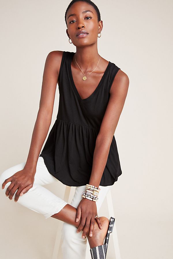 Slide View: 1: Hayley Babydoll Tank