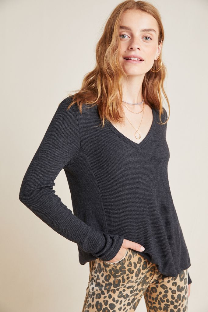 Vicky Thermal Waffle Tunic | Anthropologie