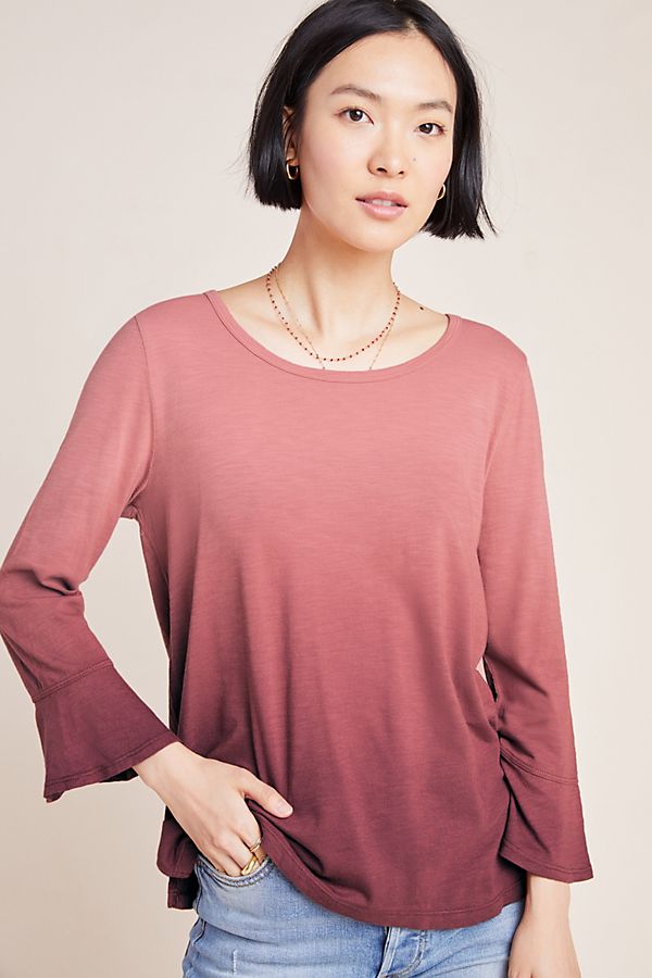 Slide View: 1: Tessa Bell-Sleeved Tee