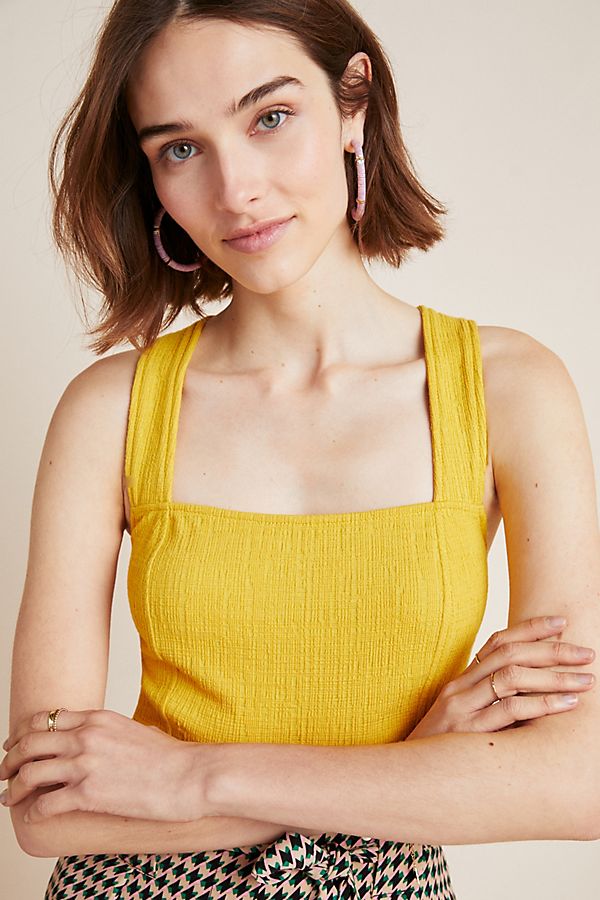 Slide View: 1: Cross-Back Top