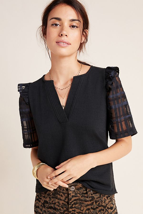 Slide View: 1: Betsy Ruffled Top