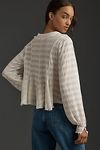 Thumbnail View 2: By Anthropologie Long-Sleeve Button-Front Textured Blouse