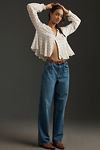 Thumbnail View 3: By Anthropologie Long-Sleeve Button-Front Textured Blouse