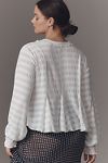 Thumbnail View 6: By Anthropologie Long-Sleeve Button-Front Textured Blouse