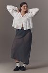 Thumbnail View 7: By Anthropologie Long-Sleeve Button-Front Textured Blouse