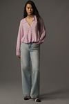 Thumbnail View 3: By Anthropologie Long-Sleeve Tie-Front Textured Blouse