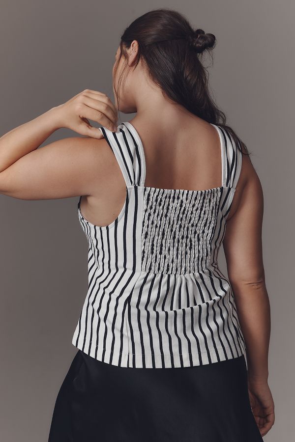 Slide View: 7: Maeve V-Neck Fit-and-Flare Tank