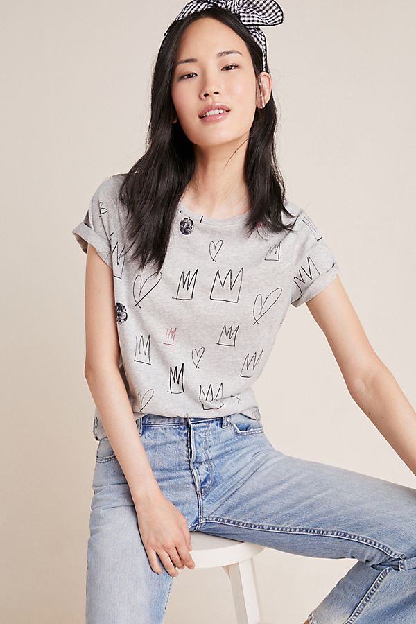 Slide View: 1: Zakee Shariff Crown and Heart Tee