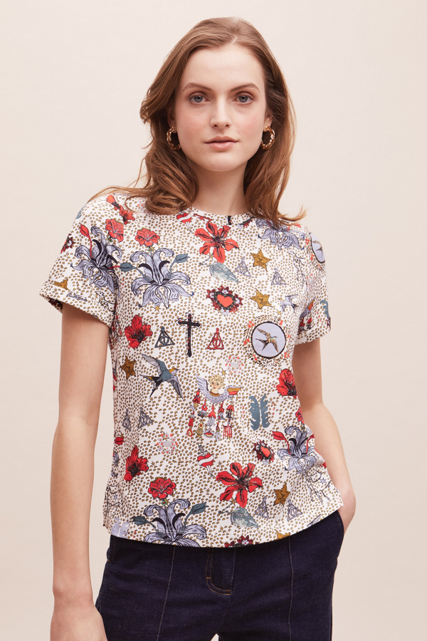 Anthropologie x JRF Nahlo Printed Tee | Anthropologie UK