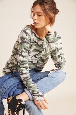 michael stars camo sweatshirt