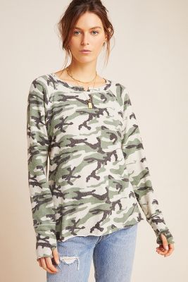 michael stars camo sweatshirt