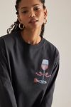 Thumbnail View 6: Damson Madder Rosé Wine Long-Sleeve T-Shirt