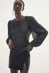 Thumbnail View 1: Flat White Sequin Top