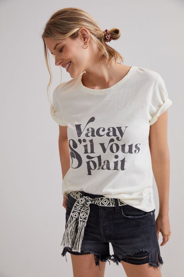 vacay graphic tee