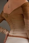 Thumbnail View 5: Bardot Camelia Schulterfreies Mesh-Oberteil