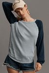 Thumbnail View 4: Pilcro Ruffled Raglan Thermal Top