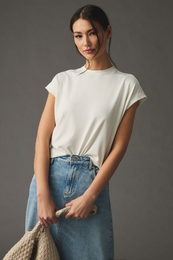 Slide View: 1: By Anthropologie Muscle Tee