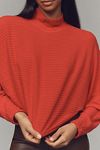 Thumbnail View 3: Pilcro Cozy Ribbed Turtleneck Batwing Pullover