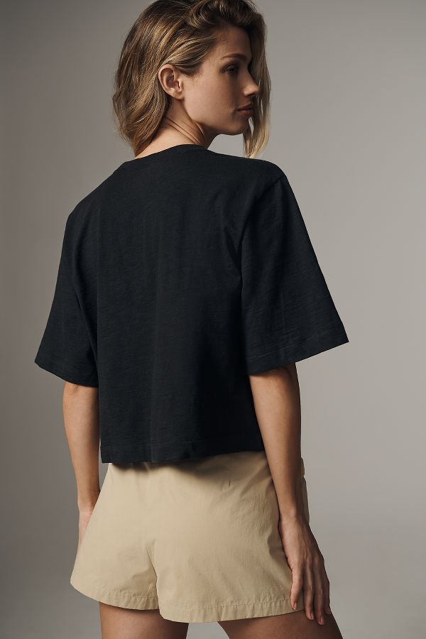 Slide View: 2: Maeve Short-Sleeve Boxy Tee