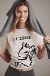 Thumbnail View 1: Olivia Sewell x Anthropologie Le Zebre Graphic Tee