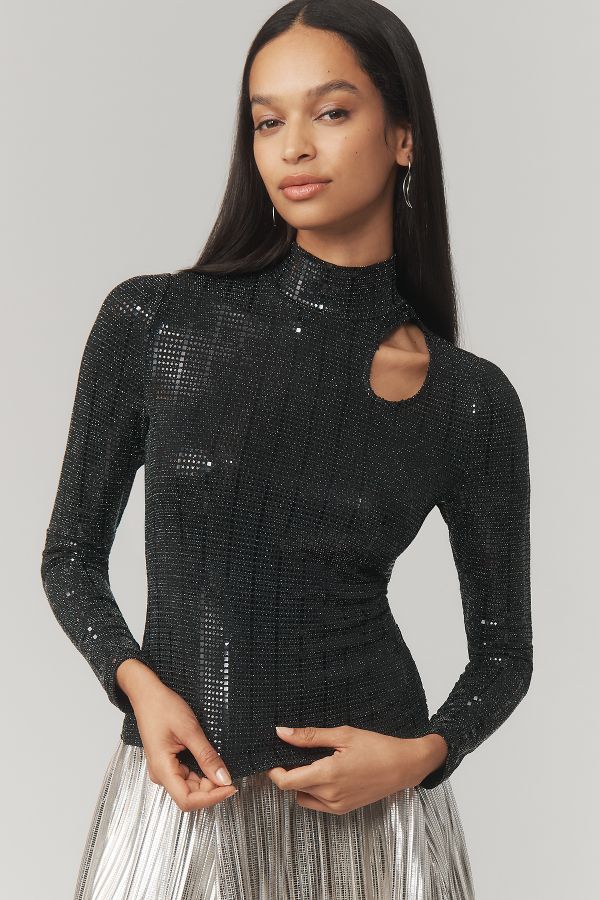 Slide View: 1: Walter Baker Estelle Cutout Top