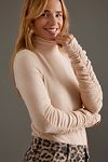 Thumbnail View 7: By Anthropologie Ruched-Sleeve Turtleneck Top