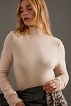 Thumbnail View 9: By Anthropologie Ruched-Sleeve Turtleneck Top