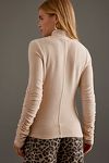 Thumbnail View 10: By Anthropologie Ruched-Sleeve Turtleneck Top