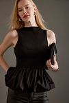 Thumbnail View 1: Maeve Bubble Peplum Tank Top