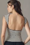 Thumbnail View 2: Maeve Fitted Cap-Sleeve Top