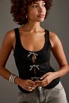 Thumbnail View 5: By Anthropologie Diamanté Bow Corset Top