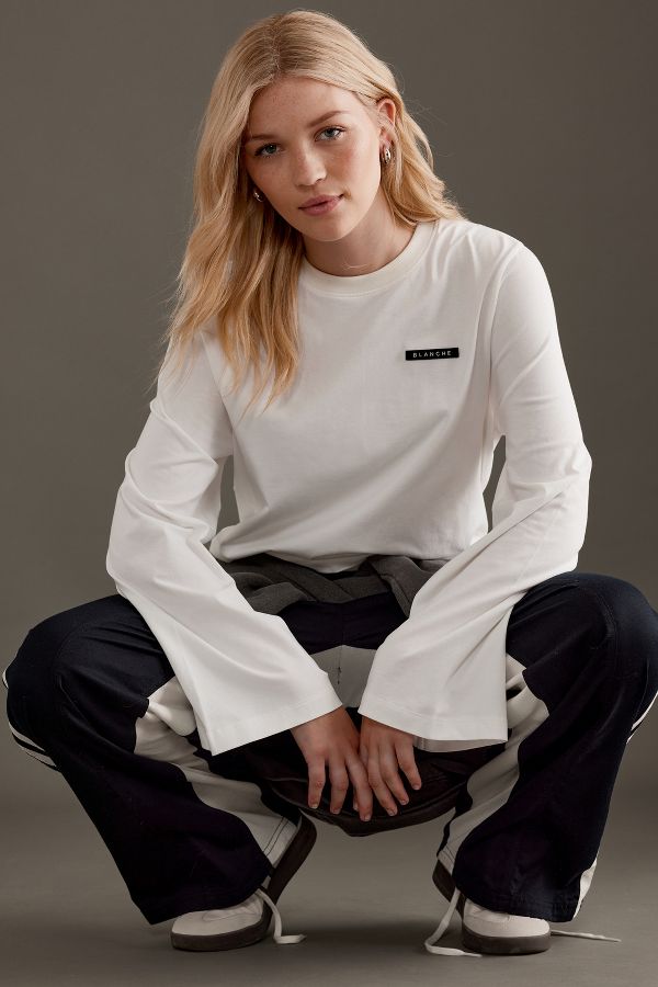 Slide View: 5: Blanche Alber Long-Sleeve T-Shirt