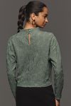 Thumbnail View 2: By Anthropologie Textured Funnel-Neck Top