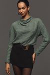 Thumbnail View 1: By Anthropologie Textured Funnel-Neck Top