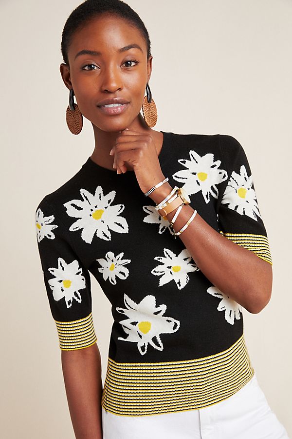 Slide View: 1: Daisy Sweater Tee