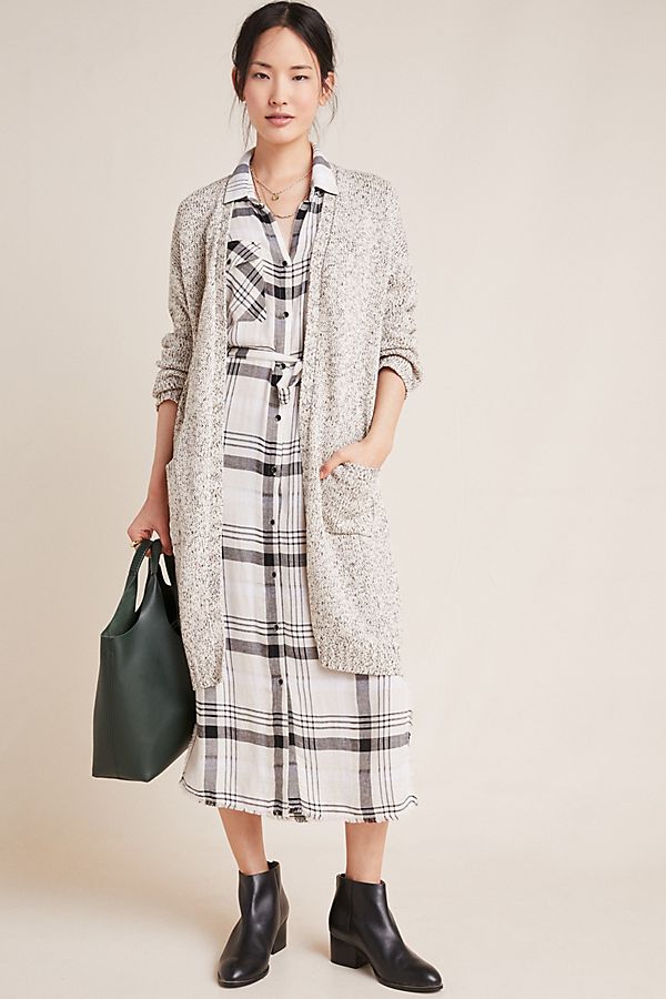 Slide View: 1: Copley Longline Knit Cardigan