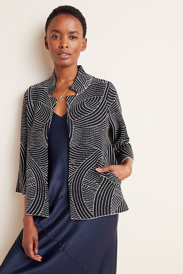 Slide View: 1: Pietra Knit Jacket