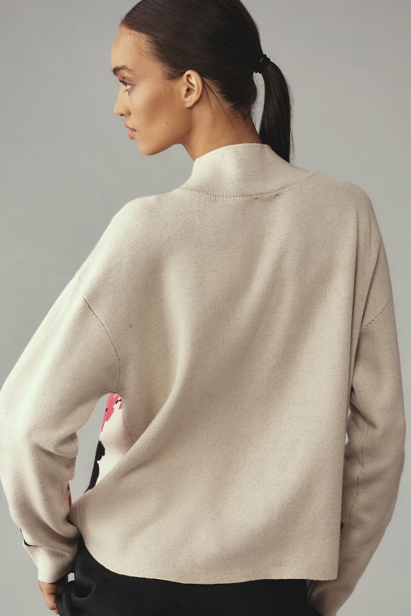 Vista diapositiva: 2: Maeve Carys Mock-Neck Jumper