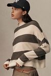 Thumbnail View 5: The Alani Cashmere Mock-Neck Sweater by Pilcro: Printed Edition