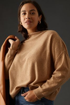 The Alani Cashmere Mock-Neck Sweater by Pilcro