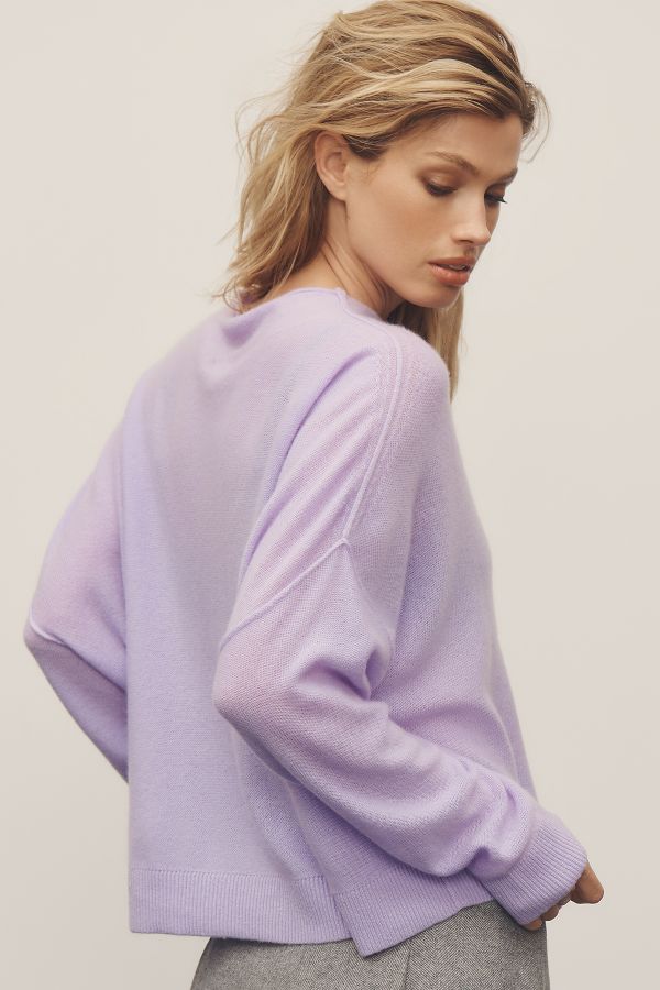 Slide View: 2: The Alani Cashmere Mock-Neck Sweater by Pilcro