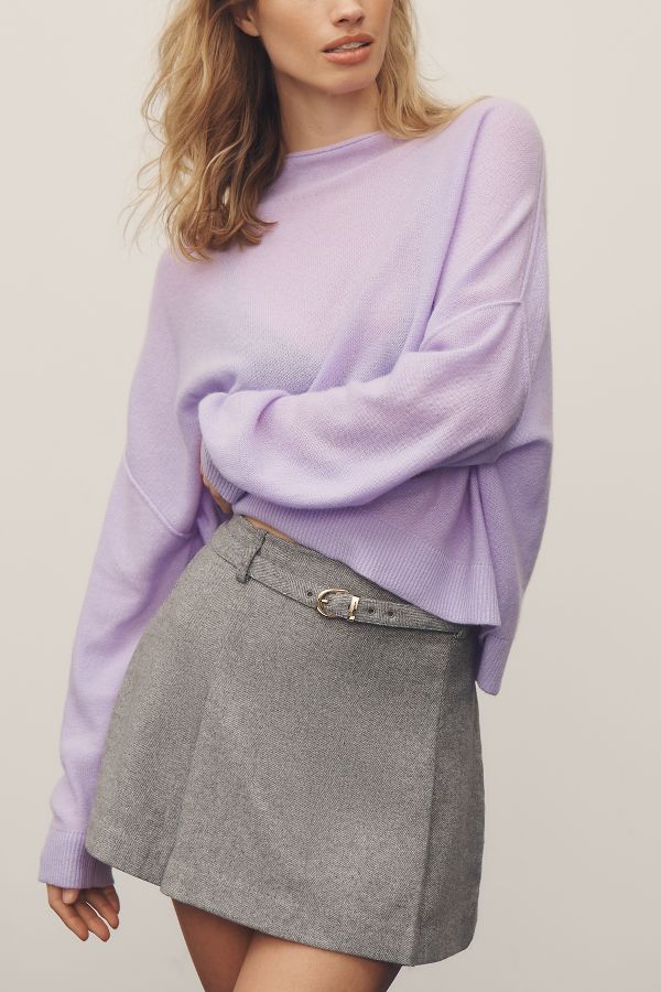 Slide View: 3: The Alani Cashmere Mock-Neck Sweater by Pilcro