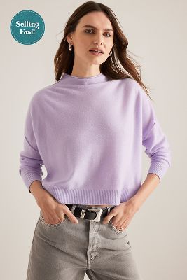 Alani Cashmere Mock Neck Jumper