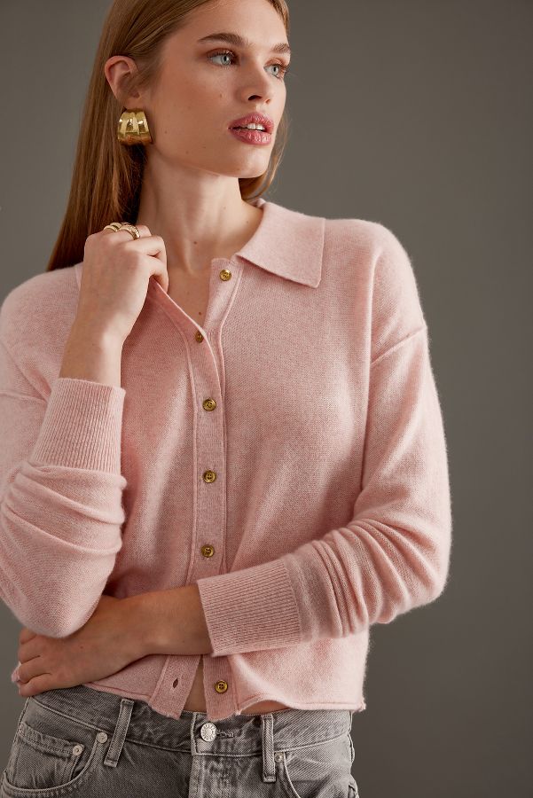 Slide View: 1: Pilcro Cashmere Cardigan