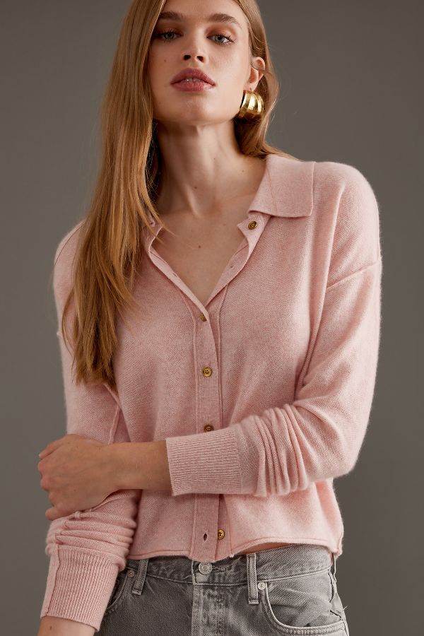 Slide View: 3: Pilcro Cashmere Cardigan