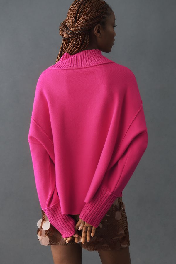 Slide View: 2: The Logan Turtleneck Sweater by Maeve